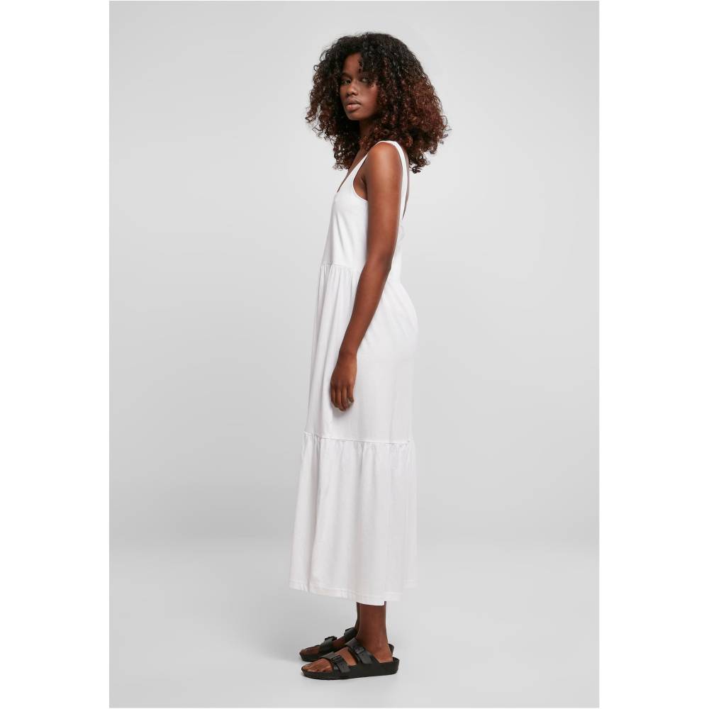 Urban Classics - 7/8 Length Valance Summer Langes Kleid - Weiß